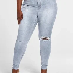 Fashion To Figure High Rise Light Wash Destructed Skinny Jeans - Short Inseam 8 Fashion To Figure High Rise Light Wash Destructed Skinny Jeans - Short Inseam -Pleasures SHOP x 967dd90c cf81 4df8 b927 6904bbc5158b
