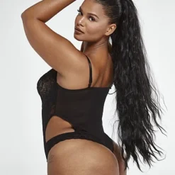 Fashion To Figure Katelyn Lace Cutout Bodysuit -Pleasures SHOP x 97307322 eb72 40af a446 560774b2f1b3