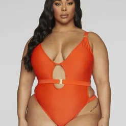 Fashion To Figure Savannah V-neck Monokini Swimsuit 9 Fashion To Figure Savannah V-neck Monokini Swimsuit -Pleasures SHOP x 98ddd32f c3a5 4f35 a46b a3b73fbed5d0