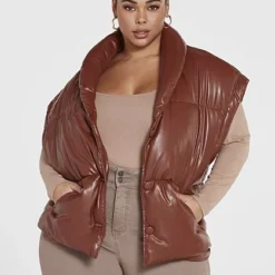 Fashion To Figure Morgan Puffer Style Vest -Pleasures SHOP x 98f8f079 0f35 40e8 b3b6 79d424884636