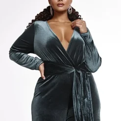 Fashion To Figure The Housewife Velvet Jumpsuit - FTF X SRV -Pleasures SHOP x 9a0f2489 8a7c 43b3 8a35 8ea4799d88a7