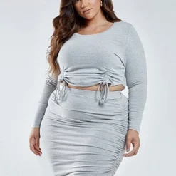 Fashion To Figure Shannon Drawstring Skirt 9 Fashion To Figure Shannon Drawstring Skirt -Pleasures SHOP x 9b6d2482 dc8b 48dd b540 f91ca19d1cb3