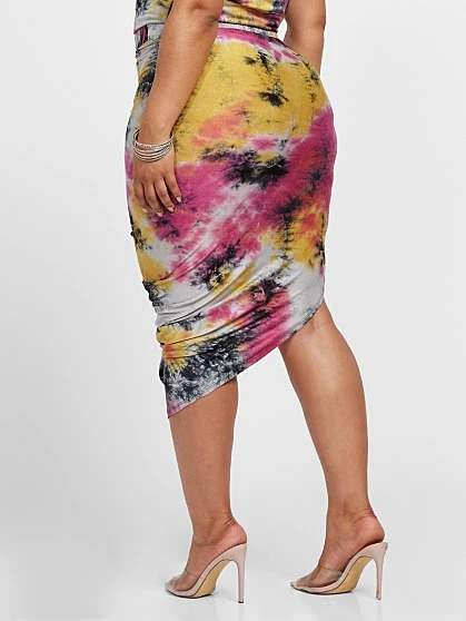 Fashion To Figure Waverly Tie Dye Maxi Skirt 4 Fashion To Figure Waverly Tie Dye Maxi Skirt - Image 4