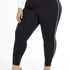 Fashion To Figure Shalon Rhinestone Side Detail Ponte Pants -Pleasures SHOP x 9bba8933 a398 4cc2 bf28 3b947a5d3f14