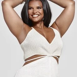 Fashion To Figure Jerrika Sleeveless Cutout Jumpsuit