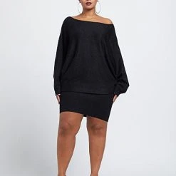 Fashion To Figure Larina Dolman Sleeve Sweater Dress 20 Fashion To Figure Larina Dolman Sleeve Sweater Dress -Pleasures SHOP x 9d906b27 4e26 4952 a281 73169709ddf2