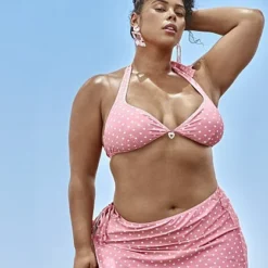 Fashion To Figure 'Agent Jones' Heart Print Swim Skirt - Tabria Majors X FTF -Pleasures SHOP x 9e64d8e6 cb2b 45b0 a072 9c8b0ed38ce6