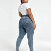 Fashion To Figure Acid Wash High Rise Curvy Skinny Jeans