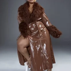 Fashion To Figure FTF Black Label Belted Trench Coat -Pleasures SHOP x 9f865fb6 2984 4003 ace9 2e2efe975b50