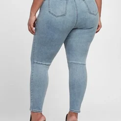 Fashion To Figure Vintage Wash High-Rise Zip Front Skinny Jeans -Pleasures SHOP x 9fe65689 b3ab 4ced 9036 6e9790429f2e