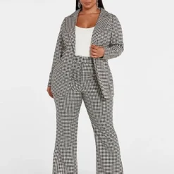 Fashion To Figure Antoinette Houndstooth Pants