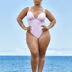 Fashion To Figure 'Agent Violet' One-Piece Swimsuit - Tabria Majors X FTF -Pleasures SHOP x a03df701 e243 4c06 86be f8247f747ab5