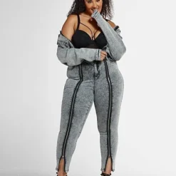 Fashion To Figure Alexis High Rise Skinny Jeans With Zipper Detail