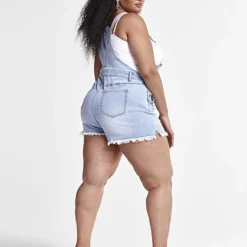 Fashion To Figure Maliah Cutoff Shortalls