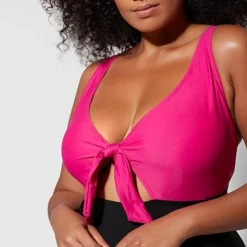 Fashion To Figure Nadia Colorblock One-Piece Swimsuit -Pleasures SHOP x a28e32fe b877 4c93 8a98 6fadc5b2f4a2