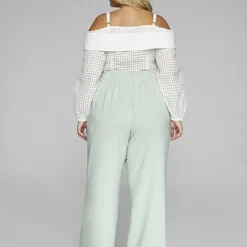 Fashion To Figure Margaux High Rise Pleated Trousers
