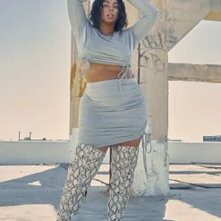 Fashion To Figure Shannon Drawstring Skirt 13 Fashion To Figure Shannon Drawstring Skirt -Pleasures SHOP x a4cd8096 f1f7 4485 9146 2bd7dc869c1e