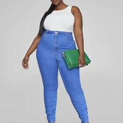Fashion To Figure Ultra High Rise Skinny Jeans With Ruching Detail 9 Fashion To Figure Ultra High Rise Skinny Jeans With Ruching Detail -Pleasures SHOP x a768464b e795 4c47 bd60 ff8eaab3cdaf