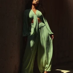 Fashion To Figure Ashleigh Gauze Pants -Pleasures SHOP x a781f0df 986a 42dd 837c 8776940e1ea6