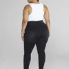 Fashion To Figure High Rise Curvy Fit Skinny Jeans In Black - Tall Inseam
