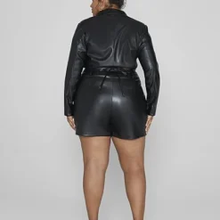 Fashion To Figure Jenesia Faux Leather Cropped Blazer Top -Pleasures SHOP x ab8ef12b 6171 42ae 8320 03cfb7729867 1