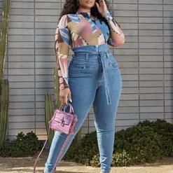 Fashion To Figure Ultra High Rise Tie Front Skinny Jeans - Tall Inseam 9 Fashion To Figure Ultra High Rise Tie Front Skinny Jeans - Tall Inseam -Pleasures SHOP x ac07dd70 6729 41d5 acdf 9c1e4b28beb3