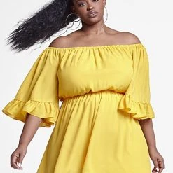 Fashion To Figure Shanice Off The Shoulder Romper -Pleasures SHOP x ac26a333 15d6 4cea a23b 0fea21ebbb9d