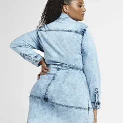 Fashion To Figure Raina Acid Wash Denim Dress 8 Fashion To Figure Raina Acid Wash Denim Dress -Pleasures SHOP x aeffc2c6 a809 429f b57f 4bbe95b31d47