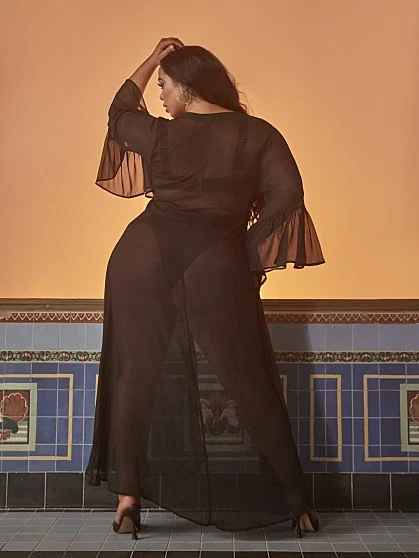 Fashion To Figure LaTisha Cover-Up Duster - Tabria Majors X FTF 3 Fashion To Figure LaTisha Cover-Up Duster - Tabria Majors X FTF - Image 3