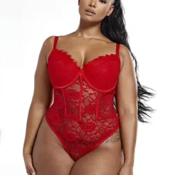 Fashion To Figure Avery Lace Bodysuit -Pleasures SHOP x af3b7d07 0c8c 40f6 8303 bf824f00ba49