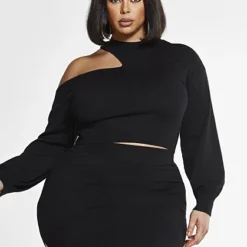 Fashion To Figure Natalie Cut Out Shoulder Sweater -Pleasures SHOP x af519440 c3a8 48d2 b152 4ec27e442d4c