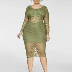 Fashion To Figure Janeesa Corset Look Midi Dress -Pleasures SHOP x b02467c7 4b40 4e5a 856f 684da2fa9b61