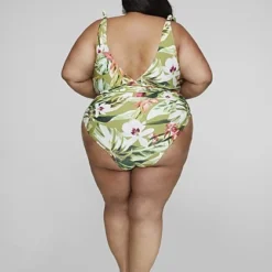 Fashion To Figure Michelle Tropical Print One-Piece Swimsuit -Pleasures SHOP x b0a08779 9dfa 4d16 8906 1a2349972539