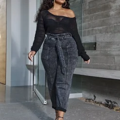 Fashion To Figure Bianca Pointelle Knit Cropped Sweater 8 Fashion To Figure Bianca Pointelle Knit Cropped Sweater -Pleasures SHOP x b0f5a435 a835 48e6 a1a8 8e861e682f73