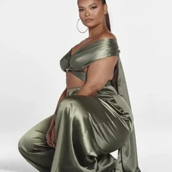 Fashion To Figure La Reina Wide Leg Pants In Short Inseam - FTF LAB: Frankie Tavares -Pleasures SHOP x b0fb0a3a aaad 4f0f a92a f8c750a18286