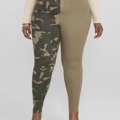 Fashion To Figure High Rise Two-Tone Camo Skinny Jeans - Tall Inseam -Pleasures SHOP x b17b9649 be61 4c58 889b ec8fa939bb5c