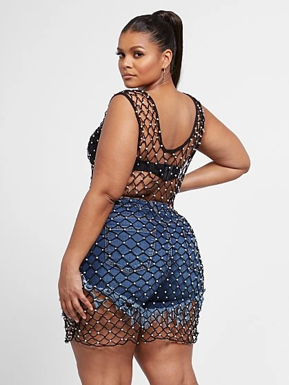 Fashion To Figure Pearl Crochet Coverup 3 Fashion To Figure Pearl Crochet Coverup - Image 3