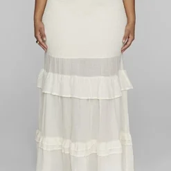 Fashion To Figure Yve Long Ruffle Skirt -Pleasures SHOP x b25980a1 5c26 45c5 837d 248c3931d9de