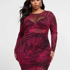 Fashion To Figure Luciana Palm Print Mesh Bodycon Dress 6 Fashion To Figure Luciana Palm Print Mesh Bodycon Dress -Pleasures SHOP x b40d98fd a5ee 4138 8ac7 ffebb5de7370