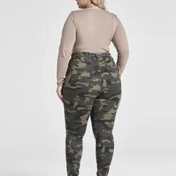 Fashion To Figure High Rise Camo Tie Waist Skinny Jeans -Pleasures SHOP x b66aebbe 0a72 4e35 8321 5582c301a3e4