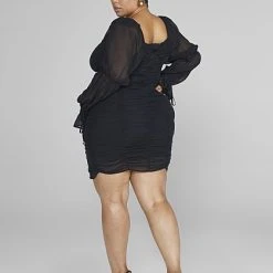 Fashion To Figure Brianna Ruched Bodycon Dress 5 Fashion To Figure Brianna Ruched Bodycon Dress -Pleasures SHOP x b74bd002 5037 45f4 bf06 c22e84ecda9d