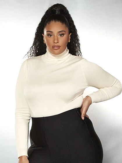 Fashion To Figure Maame Turtleneck Sweater - Garnerstyle X FTF 3 Fashion To Figure Maame Turtleneck Sweater - Garnerstyle X FTF - Image 3