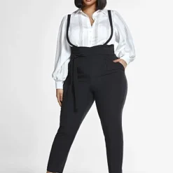 Fashion To Figure Hillary Suspender Pants