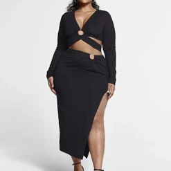 Fashion To Figure Tiffany O-Ring Detail Maxi Skirt 12 Fashion To Figure Tiffany O-Ring Detail Maxi Skirt -Pleasures SHOP x bb3b59e8 f632 47dc b465 e9e6b688a9d8