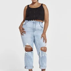 Fashion To Figure Cassidy Crochet Cropped Tank