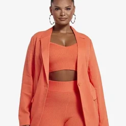 Fashion To Figure Nika Linen Blazer - Nadia X FTF -Pleasures SHOP x bbc0e2b6 9e24 4a25 85c0 7fa067cf7a0b