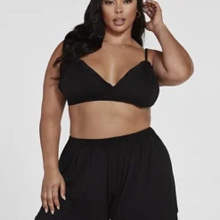 Fashion To Figure Lily Bralette And Shorts Pajama Set