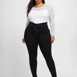 Fashion To Figure Ultra High-Rise Moto Skinny Jeans -Pleasures SHOP x bcff9a15 5a0e 471c aea8 196ab2ccffe5