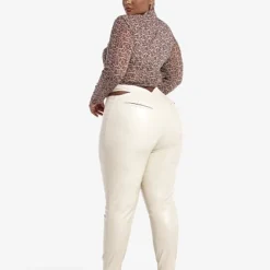 Fashion To Figure Teena Faux Leather Cut Out Waist Pants -Pleasures SHOP x bdf6dc0f acb0 4a56 8c4f 6a0be533d293