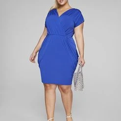 Fashion To Figure Shiloh Draped Bodycon Dress -Pleasures SHOP x be0709fb 74c4 48b8 8271 c7b5e6069104